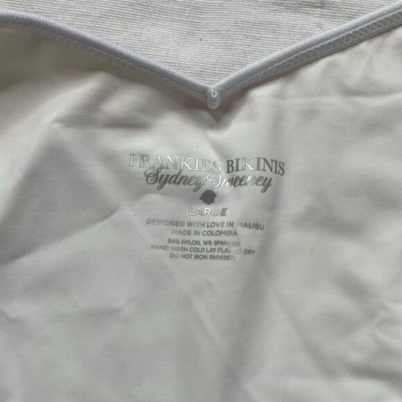 Frankies Bikinis x Sydney Sweeney Bikini Top and Bottom Set M/L Tropical Beach - Picture 10 of 11